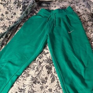 Nike Turquoise Sweatpants with Swoosh